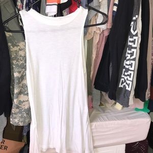 white tank top